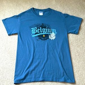 NEW! Belgium t-shirt size small blue